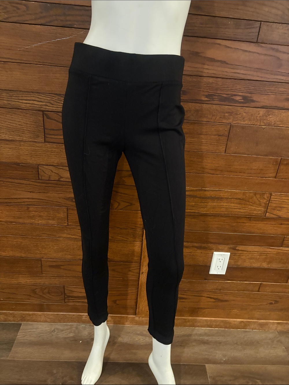 Jessica Black Slim Ponte Ankle Pants